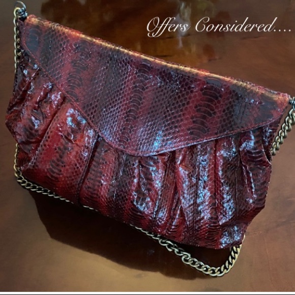 Beirn Handbags - Beirn Snake Skin Bag